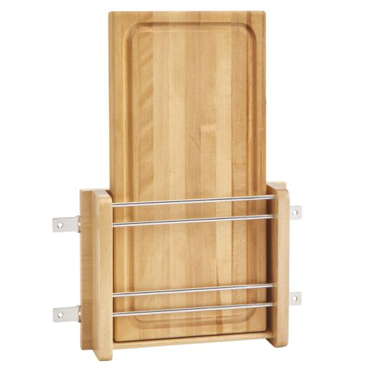 Rev-a-shelf Cabinet Door Mount Wood Cutting Board Storage 4DMCB