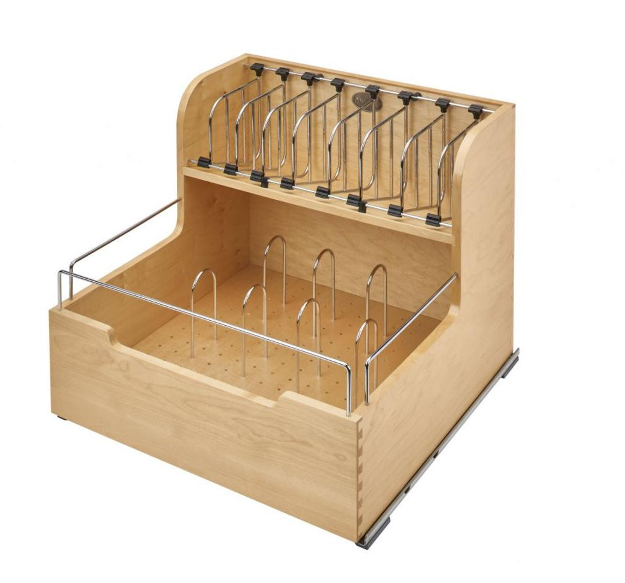 Rev-A-Shelf Rev-a-shelf Wood Food Storage Container Organizer for Base 18" & 24" Cabinets 4FSCO Series 