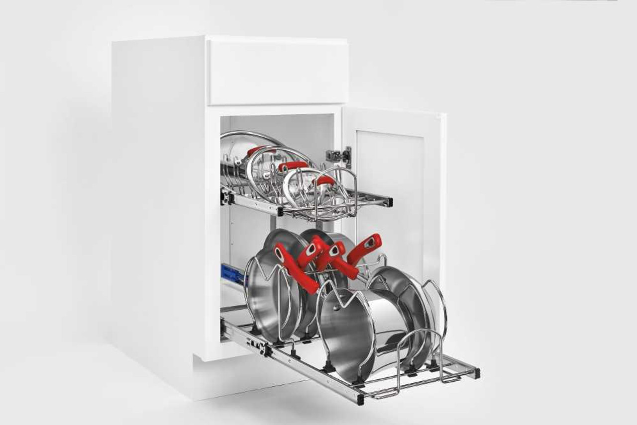 Rev-A-Shelf Rev-a-shelf Pull-Out Two-Tier Base Cabinet Cookware Organize 5CW2 Series 