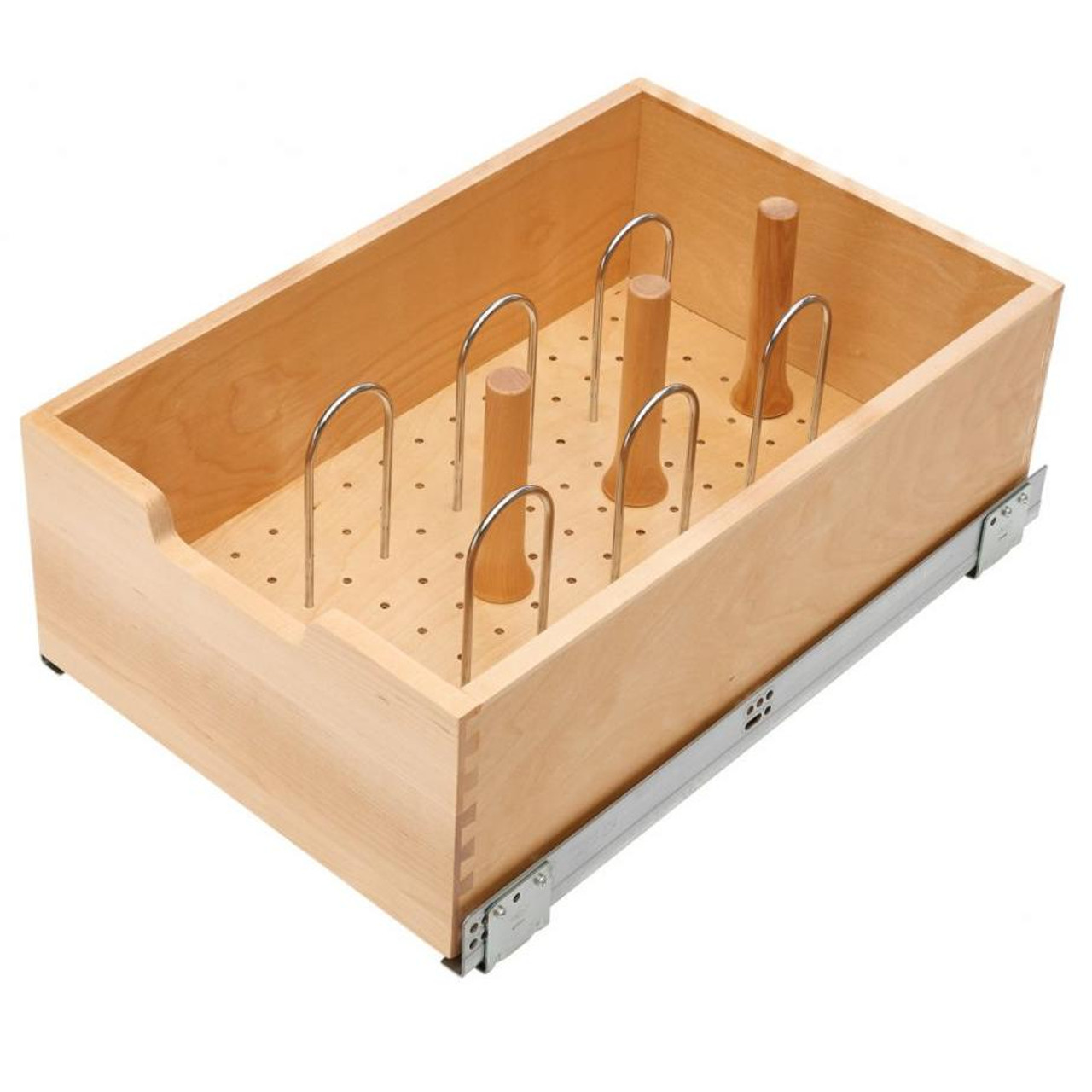 Rev-A-Shelf Rev-a-shelf Natural Maple Tall Drawer Box w/ BLUMOTION Soft-Close for 18" Drawer/Door Base 4WDB7-18SC-1 
