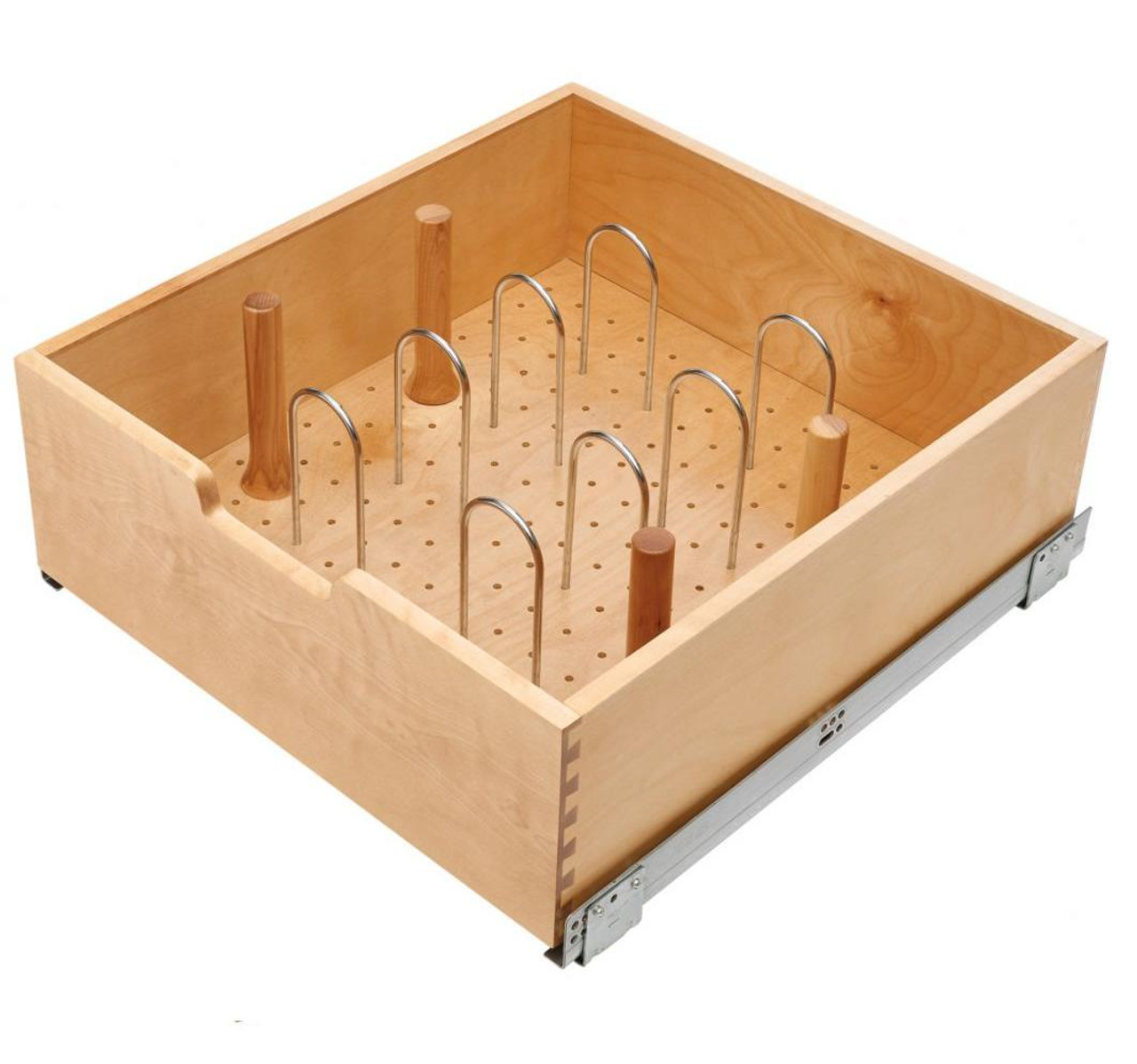 Rev-A-Shelf Rev-a-shelf Natural Maple Tall Drawer Box w/ BLUMOTION Soft-Close for 24" Drawer/Door Base 4WDB7-24SC-1 