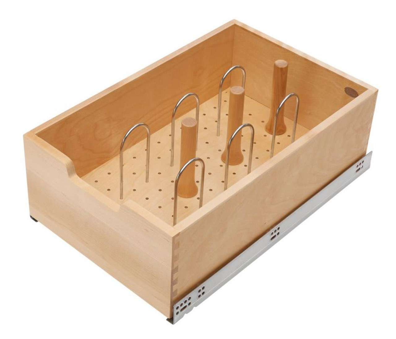Rev-A-Shelf Rev-a-shelf Natural Maple Tall Drawer Box w/ BLUMOTION Soft-Close for 18" Drawer/Door Base 4WDB7-PIL-18SC-1 