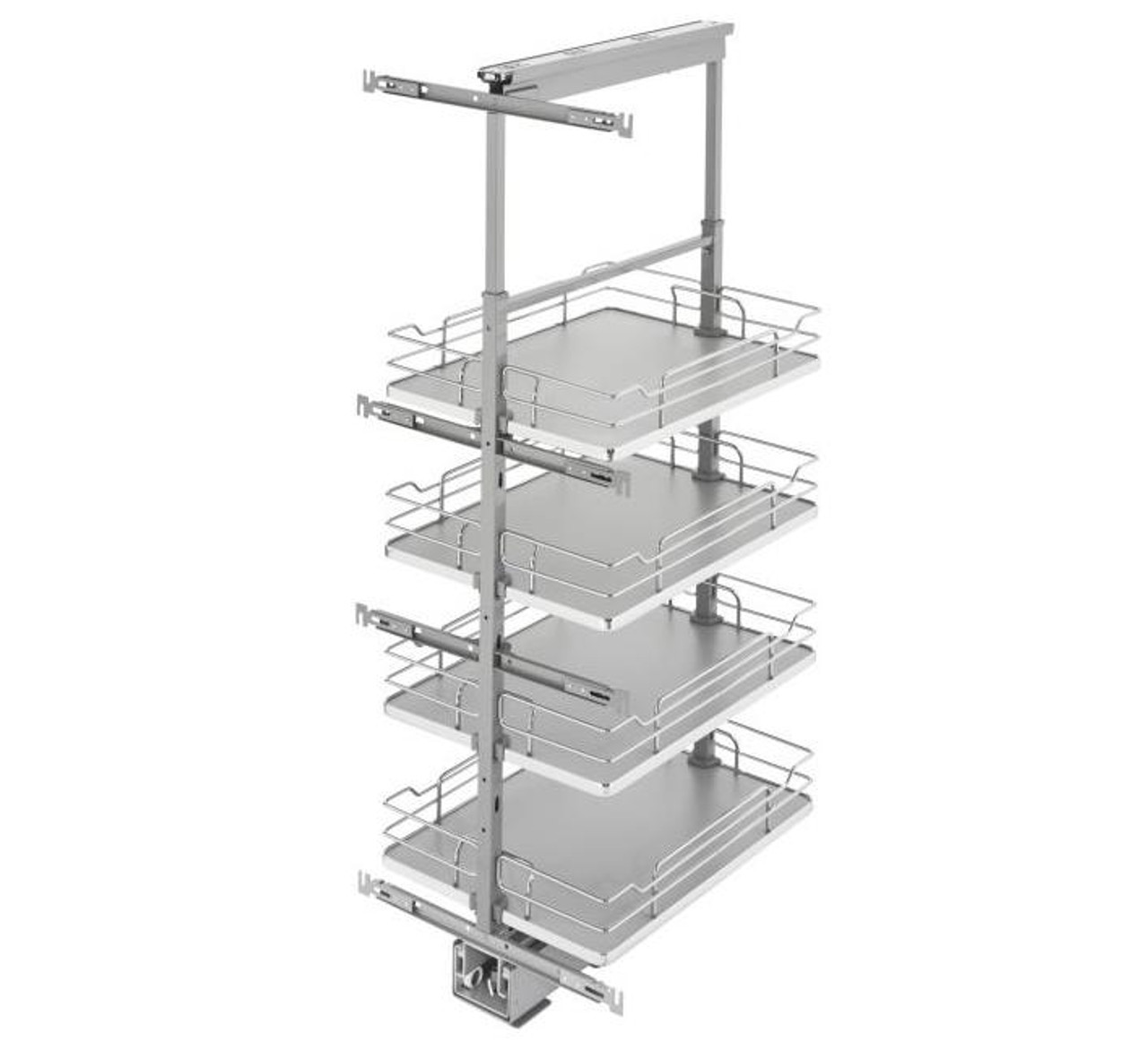  Rev-a-shelf Solid Bottom Pantry Pullout 45" Minimum Cabinet Height Several Opening Options 5343 Series 