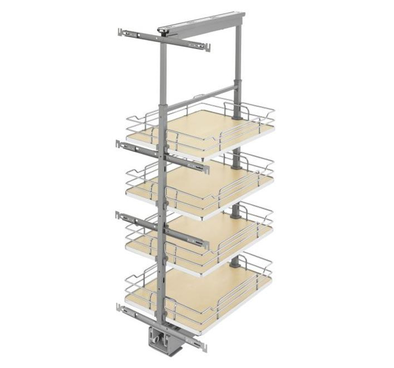  Rev-a-shelf Solid Bottom Pantry Pullout 45" Minimum Cabinet Height Several Opening Options 5343 Series 