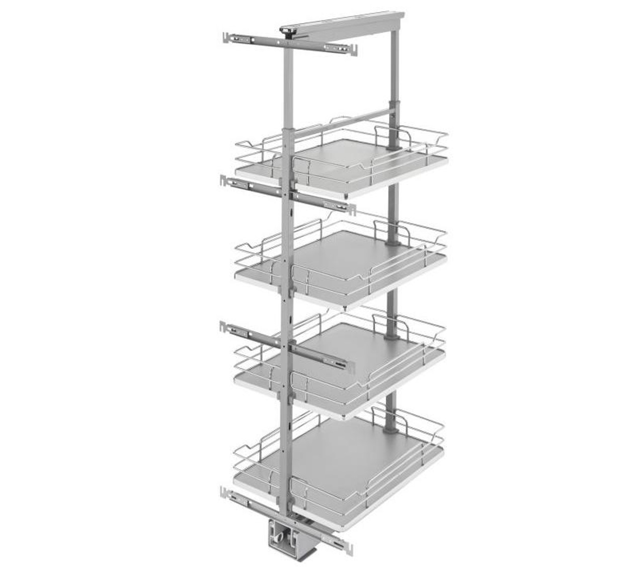 Rev-A-Shelf Rev-a-shelf Solid Bottom Pantry Pullout 59-3/4" Minimum Cabinet Height Several Opening Options 5358 Series 
