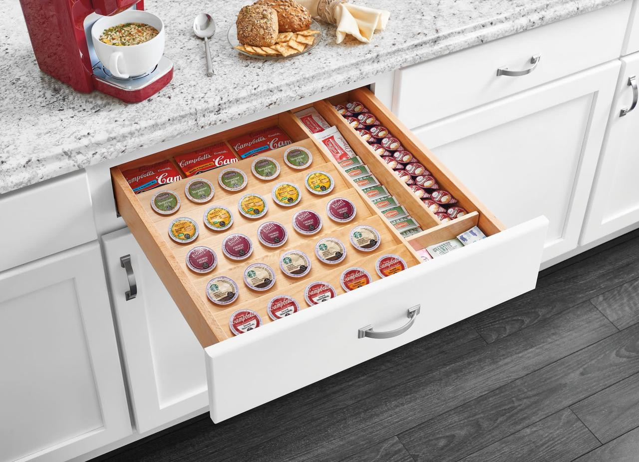 Rev-A-Shelf Rev-a-shelf 22" K-Cup Custom Drawer Insert 4CDI-24-KCUP-1 