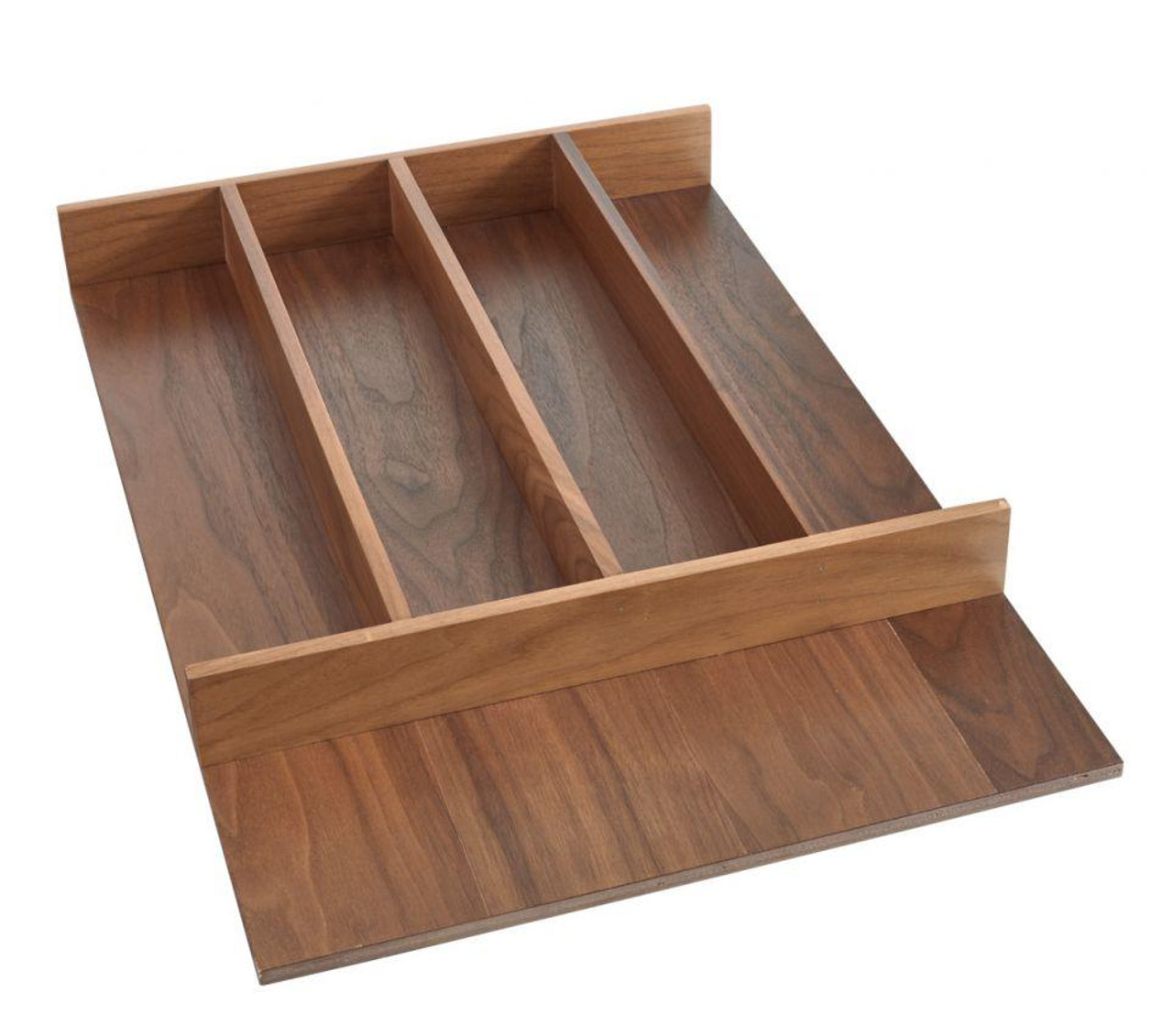 Rev-A-Shelf Rev-a-shelf 2-3/8" High Tall Wood Maple or Walnut Cabinet Drawer Utility Tray Insert 4WUT-1SH Series 