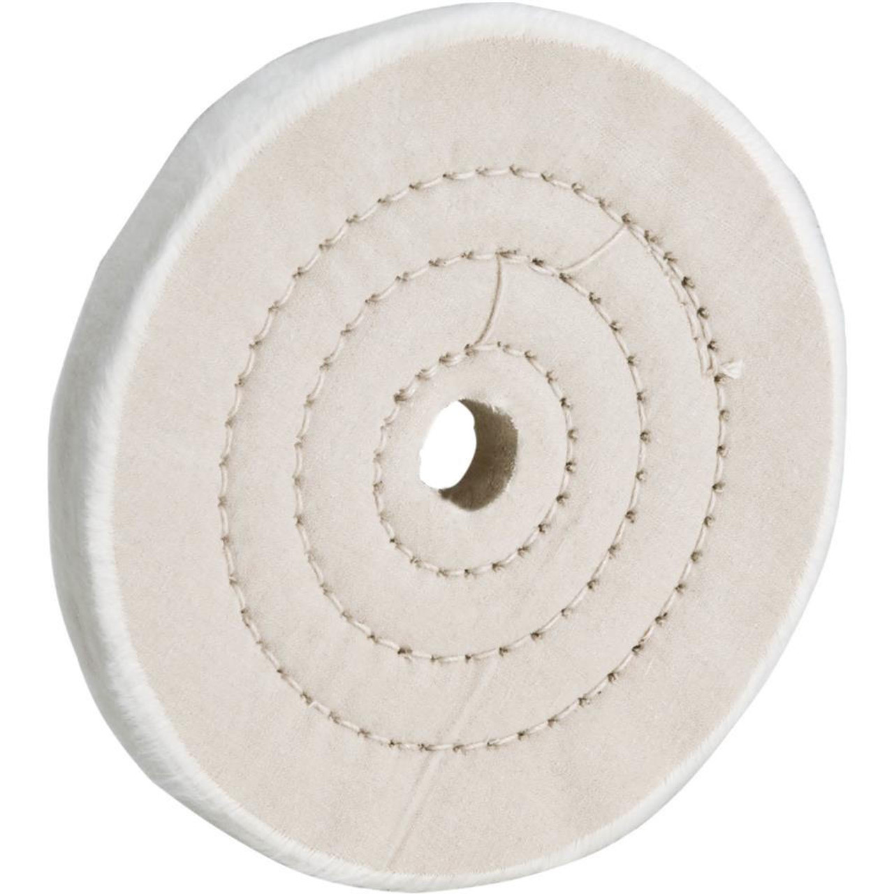  Woodstock International Buffing Wheel - Loose Muslin 5" x 40 Ply x 5/8" Hole D3188 