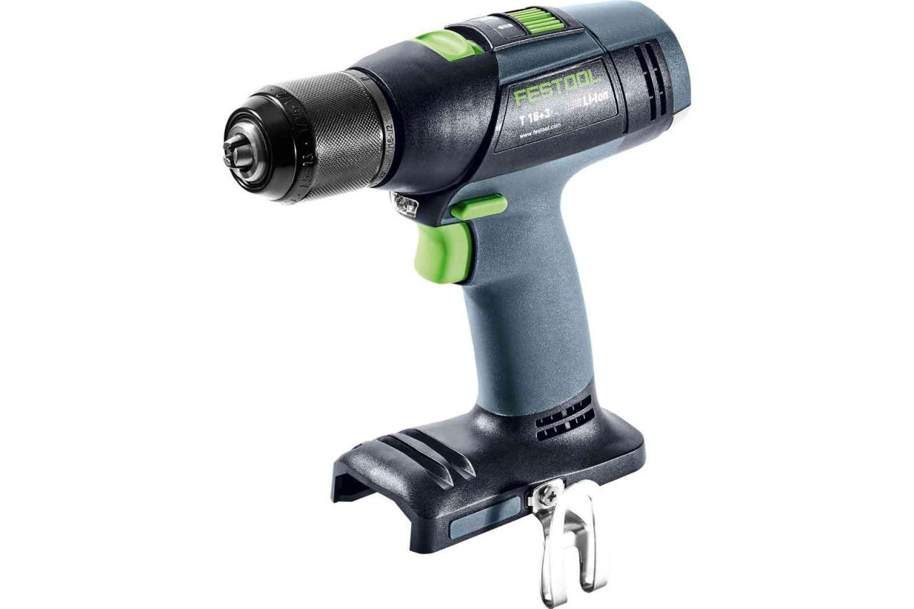 Festool FESTOOL Cordless Drill T18+3-E Basic Item number 576758 