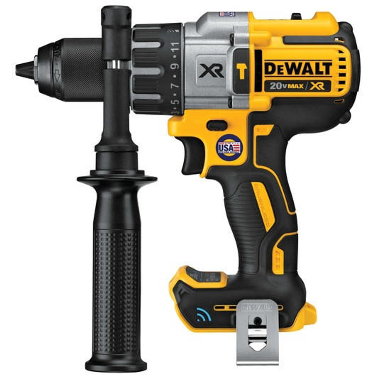 Dewalt DEWALT 20V MAX* 1/2 in XRÂ® Brushless Cordless Hammer Drill/Driver With Integrated BluetoothÂ® (Tool Only)DCD997CB 