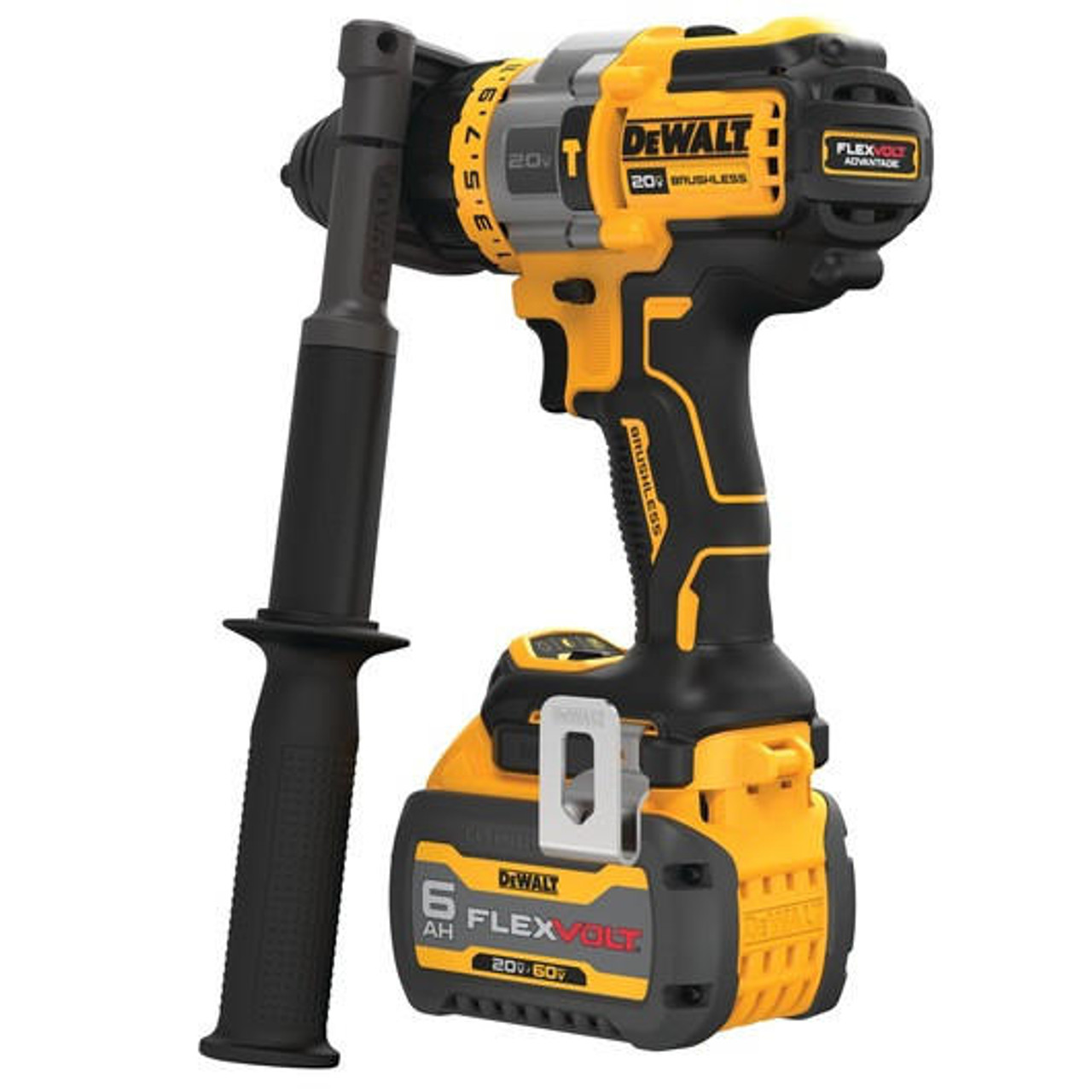 Dewalt DEWALT 20V MAX* 1/2 in. Brushless Cordless Hammer Drill/Driver with FLEXVOLT ADVANTAGEâ„¢ Kit DCD999T1 