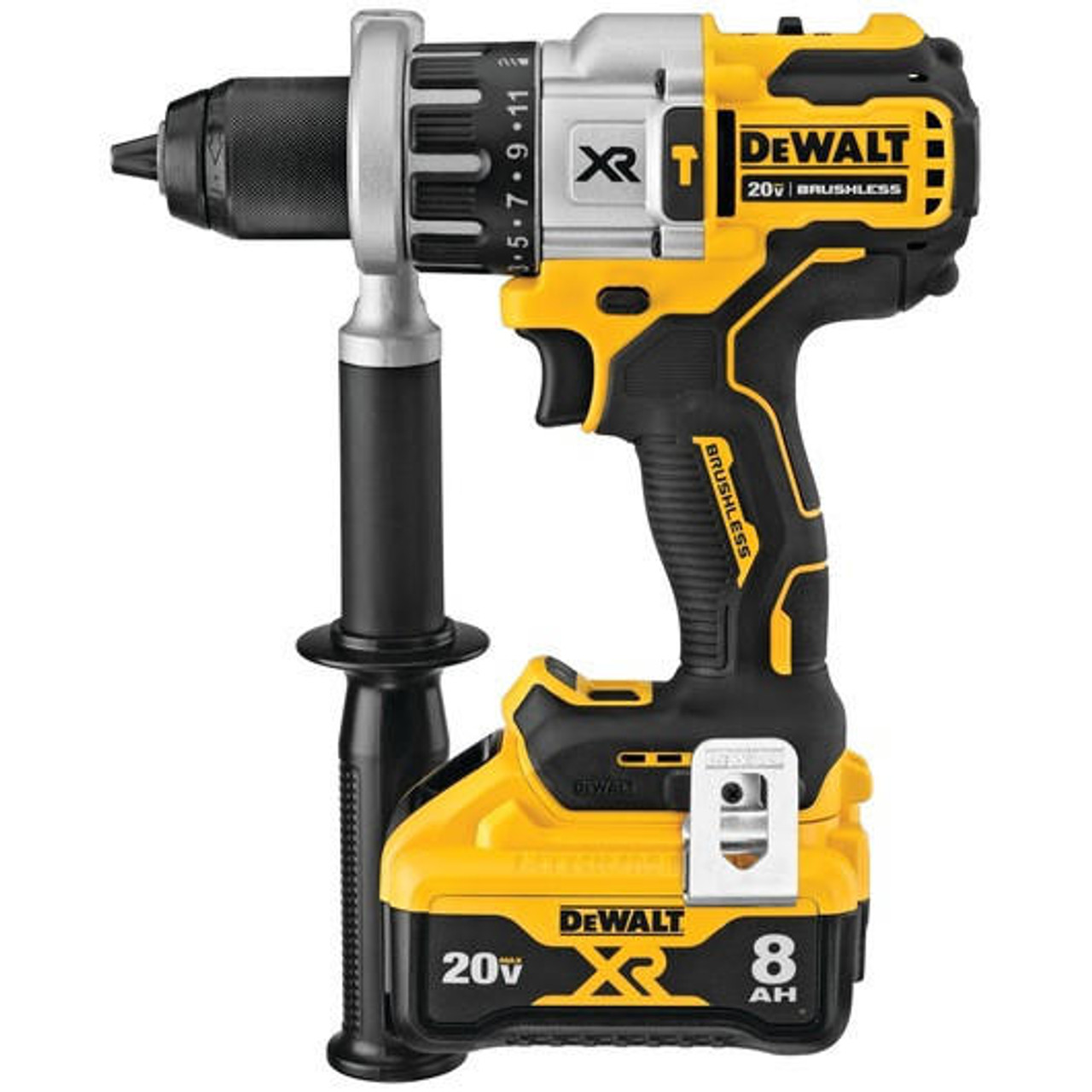 Dewalt DEWALT 20V MAX* XR 1/2 in. Brushless Hammer Drill/Driver With POWER DETECTâ„¢ Tool Technology Kit DCD998W1 