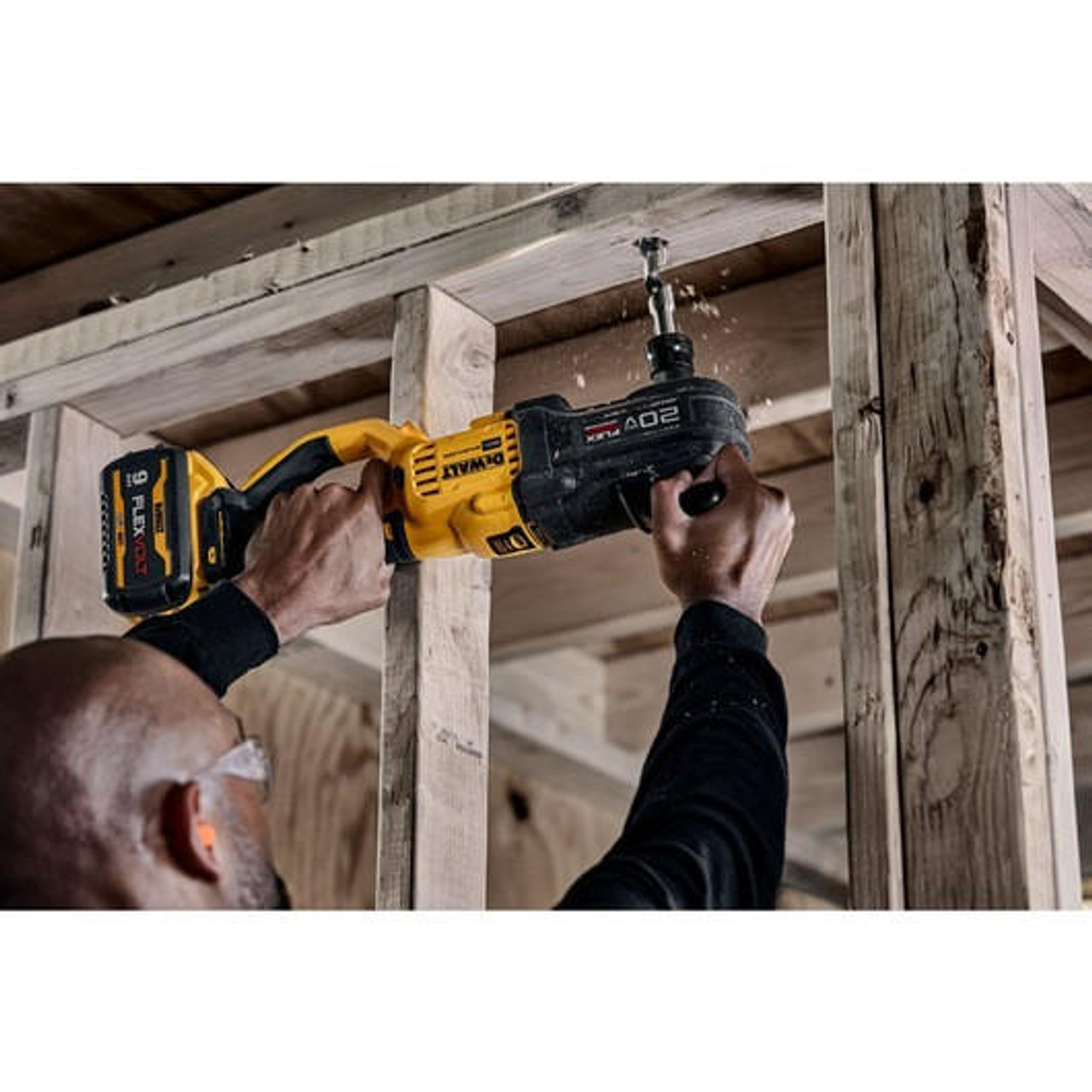 Dewalt DEWALT 20V MAX* Brushless Cordless 7/16 in Compact Quick Change Stud and Joist Drill Kit With FLEXVOLT ADVANTAGEâ„¢ Kit DCD445X1 