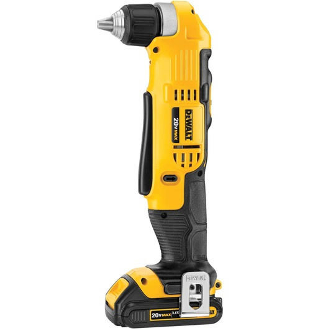 Dewalt DEWALT 20V MAX* Lithium Ion 3/8" Right Angle Drill/Driver Kit (1.5 Ah) DCD740C1 