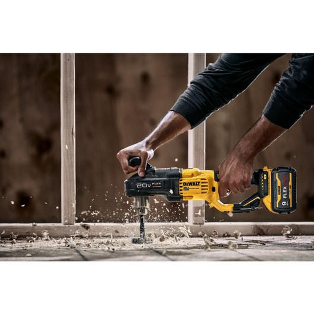 Dewalt DEWALT 20V MAX* Brushless Cordless 1/2 in. Compact Stud and Joist Drill with FLEXVOLT ADVANTAGEâ„¢ (Tool Only) DCD444B 