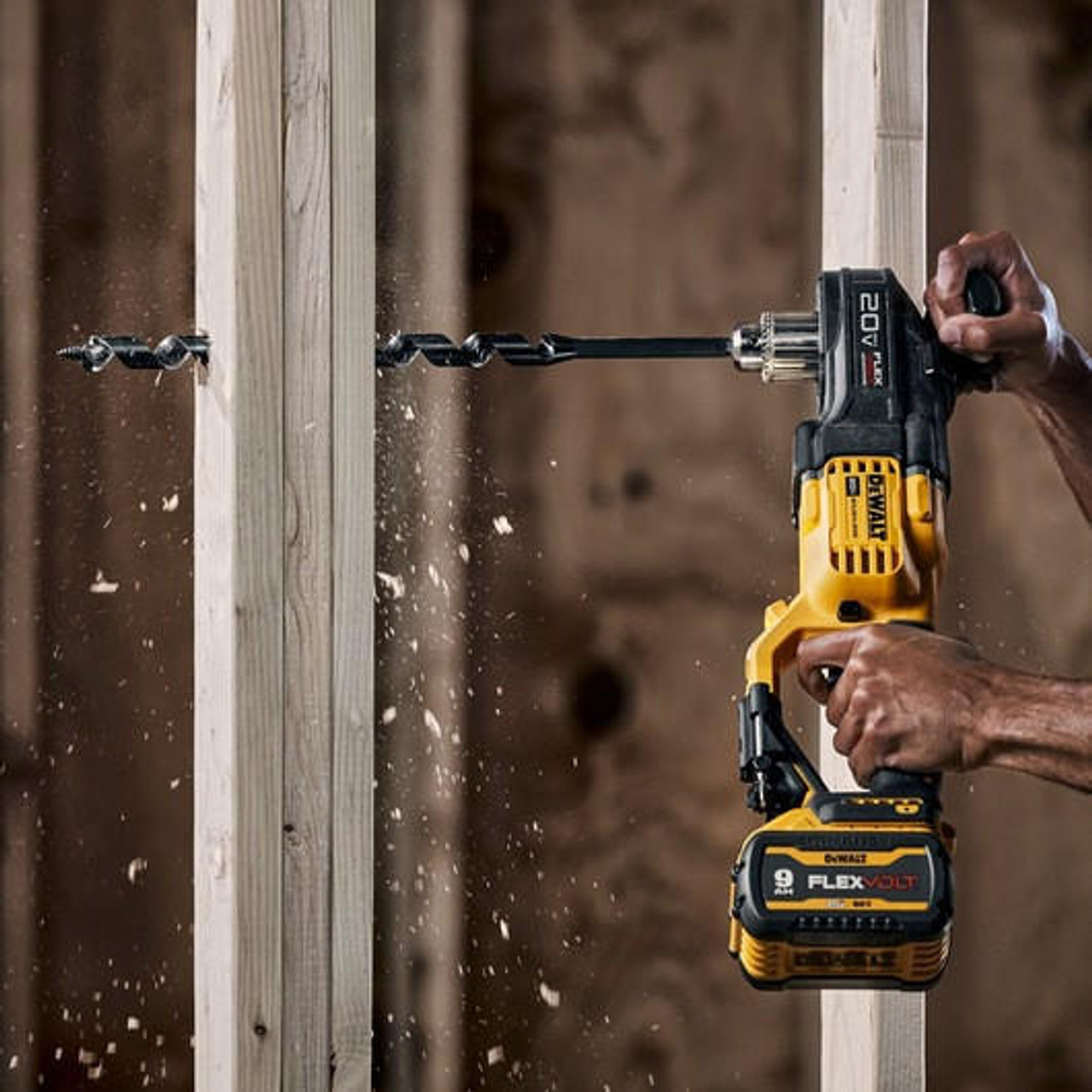 Dewalt DEWALT 20V MAX* Brushless Cordless 1/2 in. Compact Stud and Joist Drill with FLEXVOLT ADVANTAGEâ„¢ (Tool Only) DCD444B 