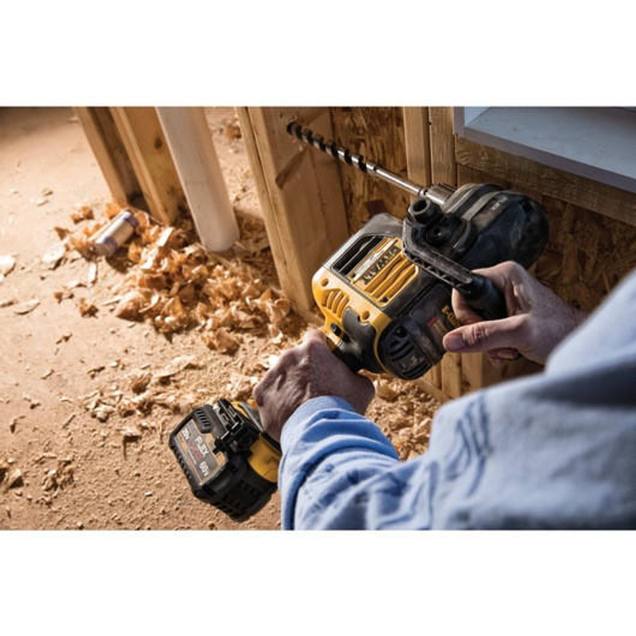 Dewalt DEWALT FLEXVOLTÂ® 60V MAX* VSRâ„¢ Stud and Joist Drill Kit with E-ClutchÂ® System 2 Battery Kit DCD460T2 