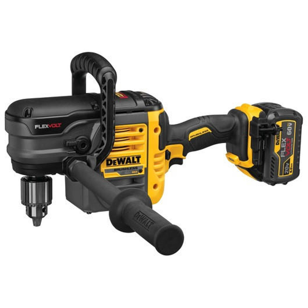 Dewalt DEWALT FLEXVOLTÂ® 60V MAX* VSRâ„¢ Stud and Joist Drill Kit with E-ClutchÂ® System 1 Battery Kit DCD460T1 
