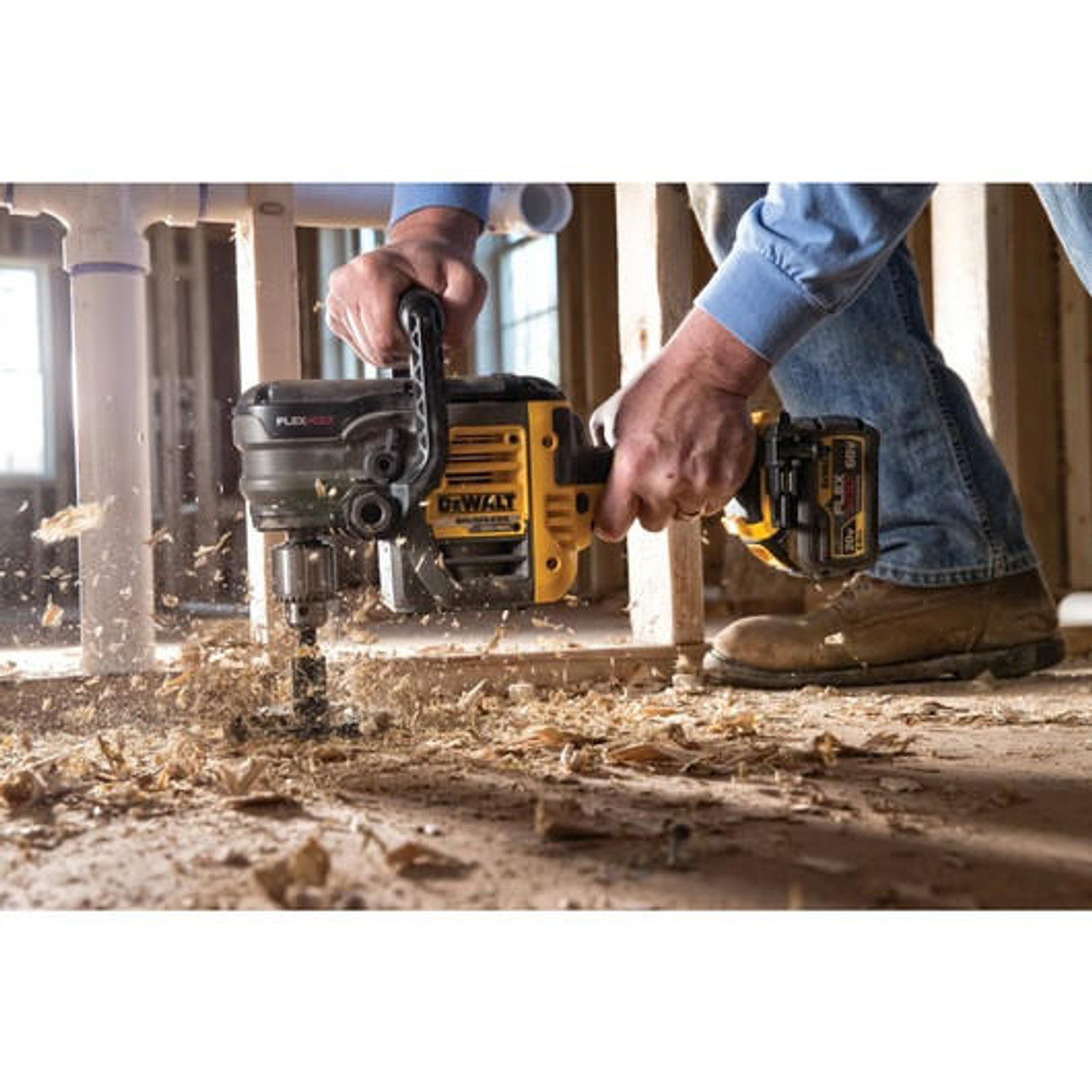 Dewalt DEWALT FLEXVOLTÂ® 60V MAX* VSRâ„¢ Stud and Joist Drill Kit with E-ClutchÂ® System 1 Battery Kit DCD460T1 