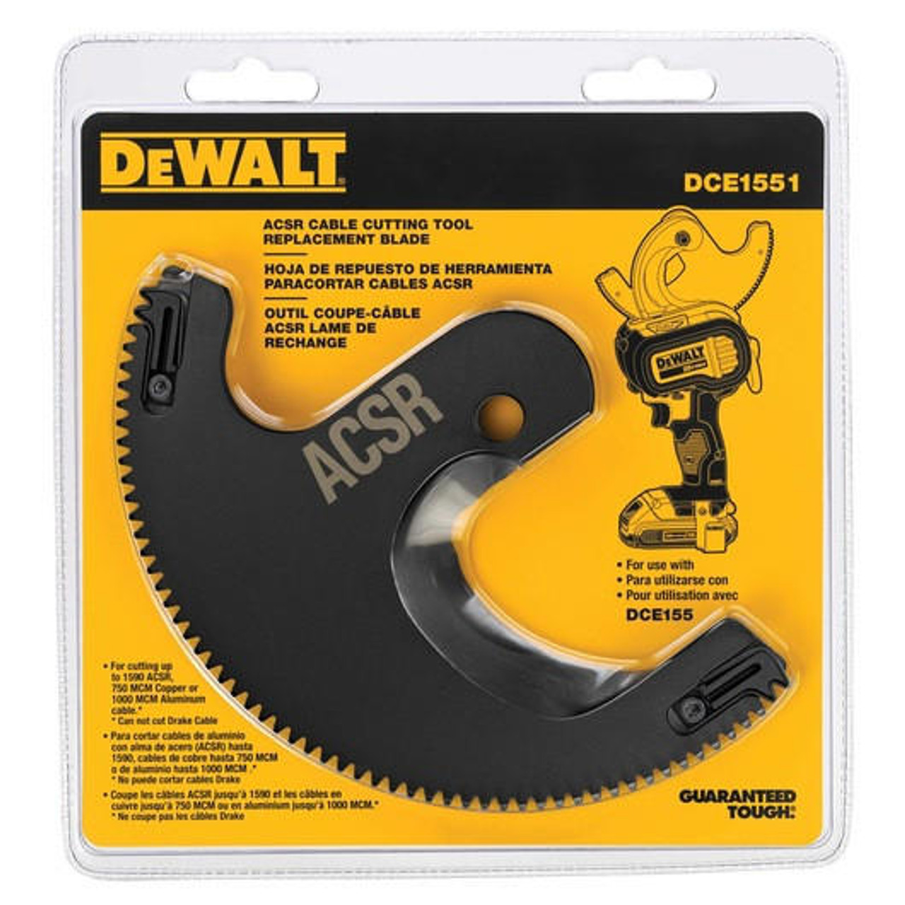 Dewalt DEWALT DCE1551 ACSR Cable Cutting Tool Replacement Blade 