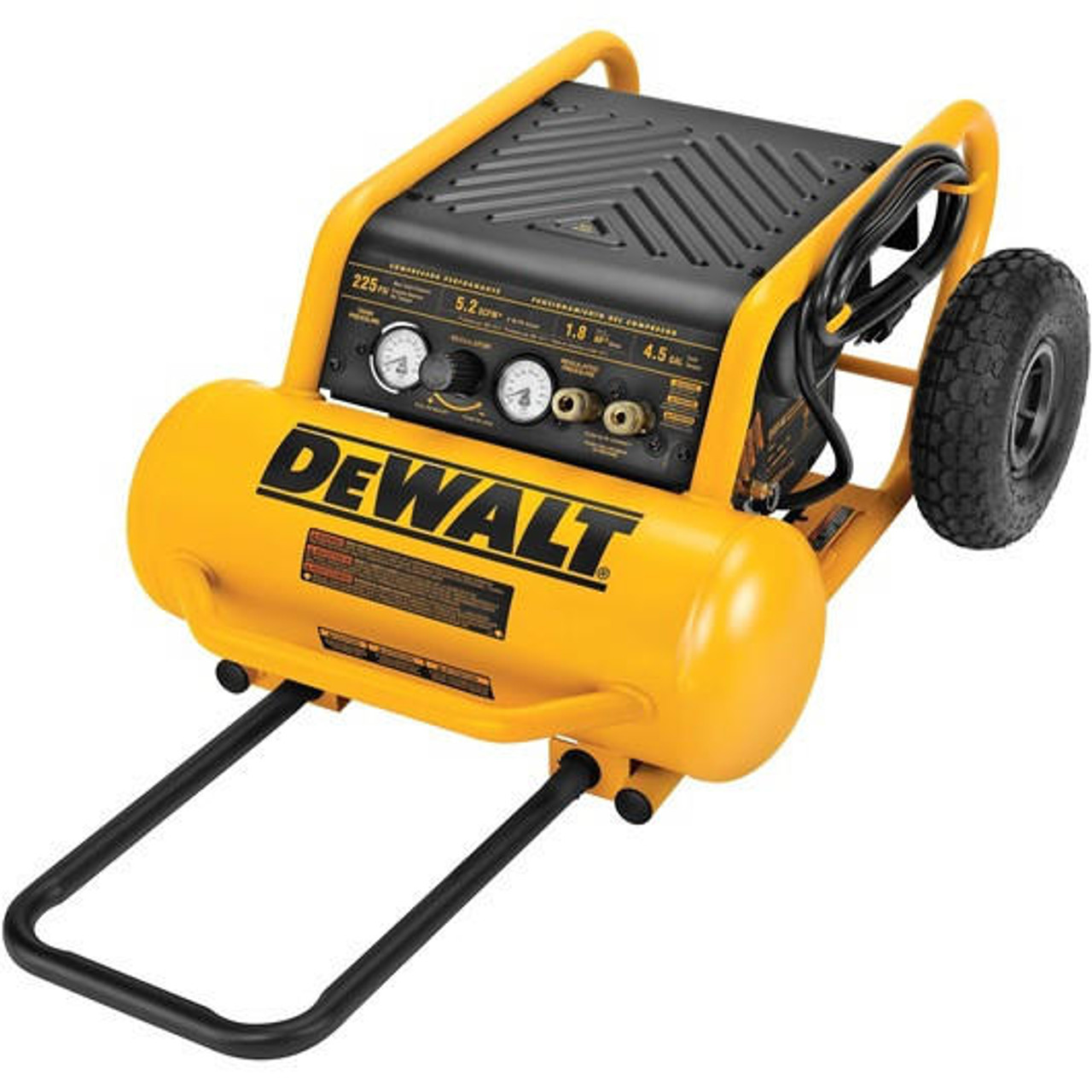 Dewalt DEWALT 1.6 HP Continuous, 225 PSI, 4.5 Gallon Compressor D55146 