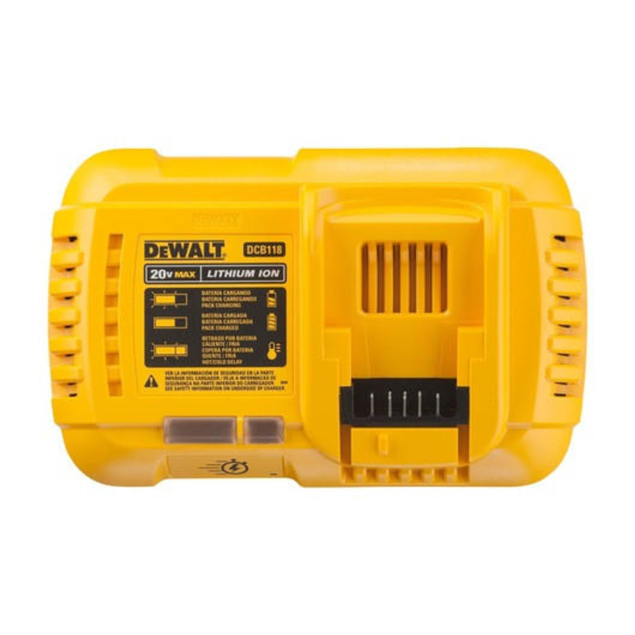 Dewalt DEWALT 20V MAX/ 60V MAX FAN COOLED FAST CHARGER DCB118 