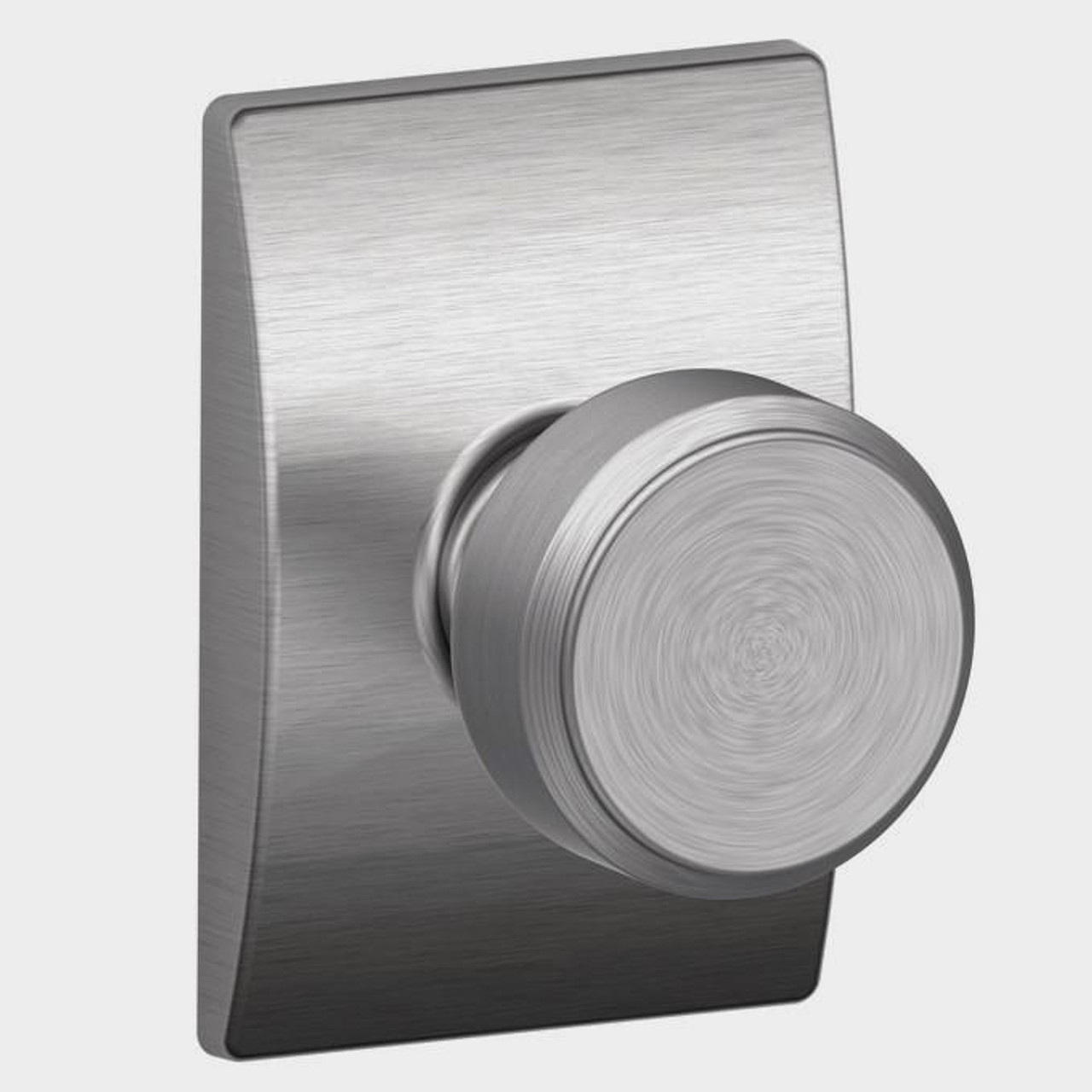  Schlage Lock F-Series Passage Knob Bowery Series with a Century Rosette 