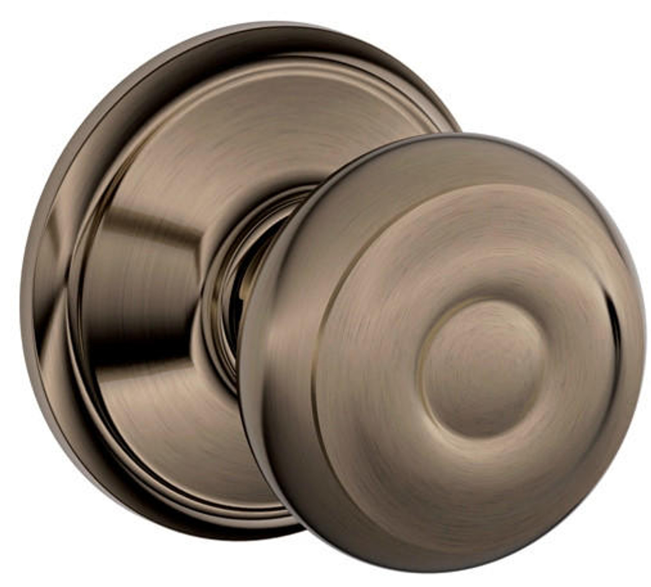  Schlage Lock F-Series Passage Knob Georgian Series with a Standard Rosette 