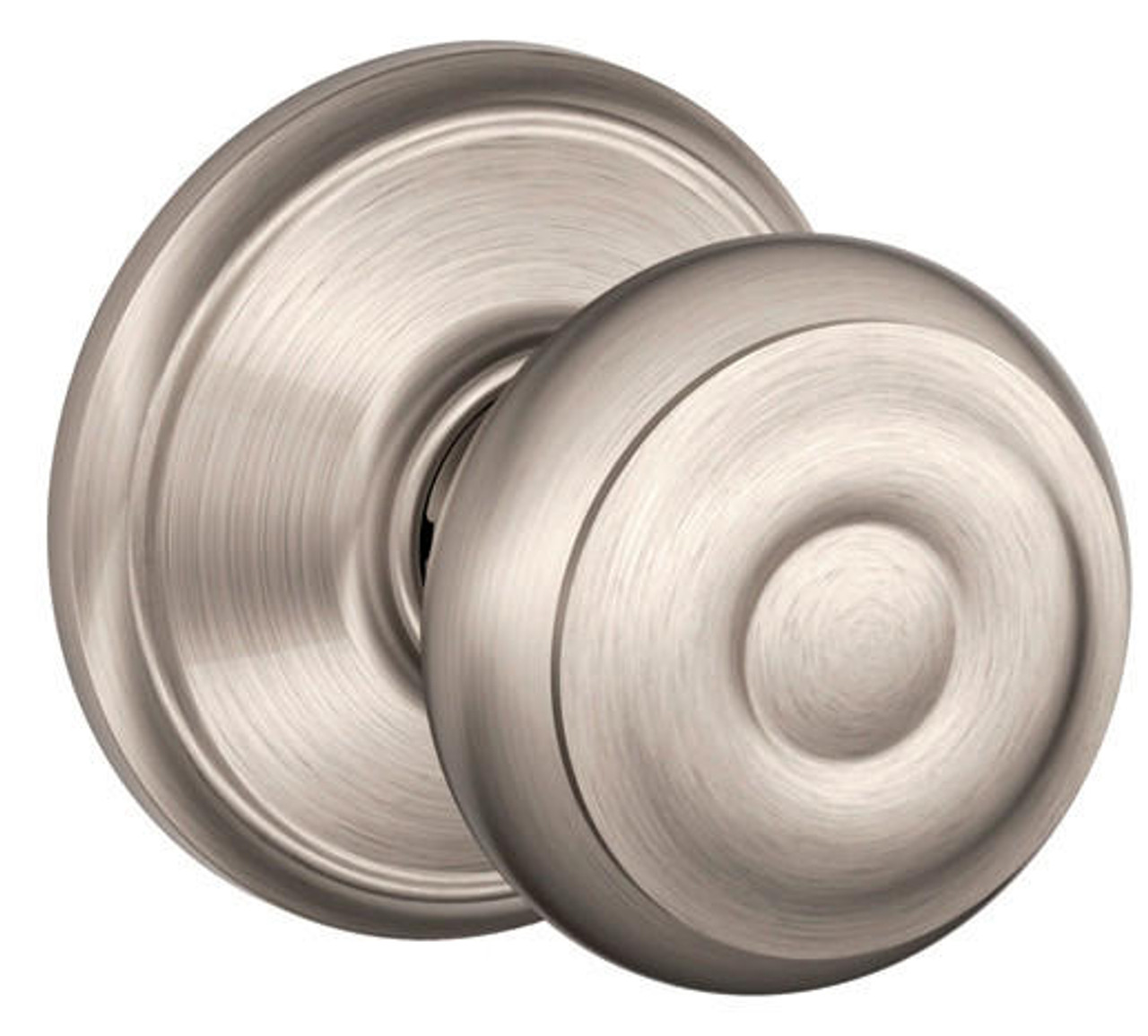  Schlage Lock F-Series Passage Knob Georgian Series with a Standard Rosette 