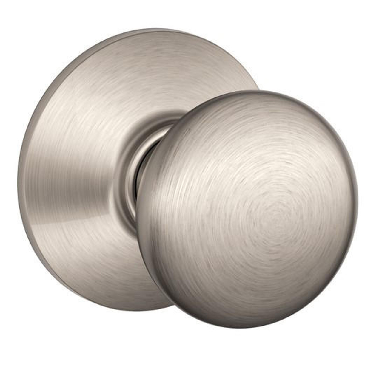  Schlage Lock F-Series Passage Knob Plymouth Series with a Standard Rosette 