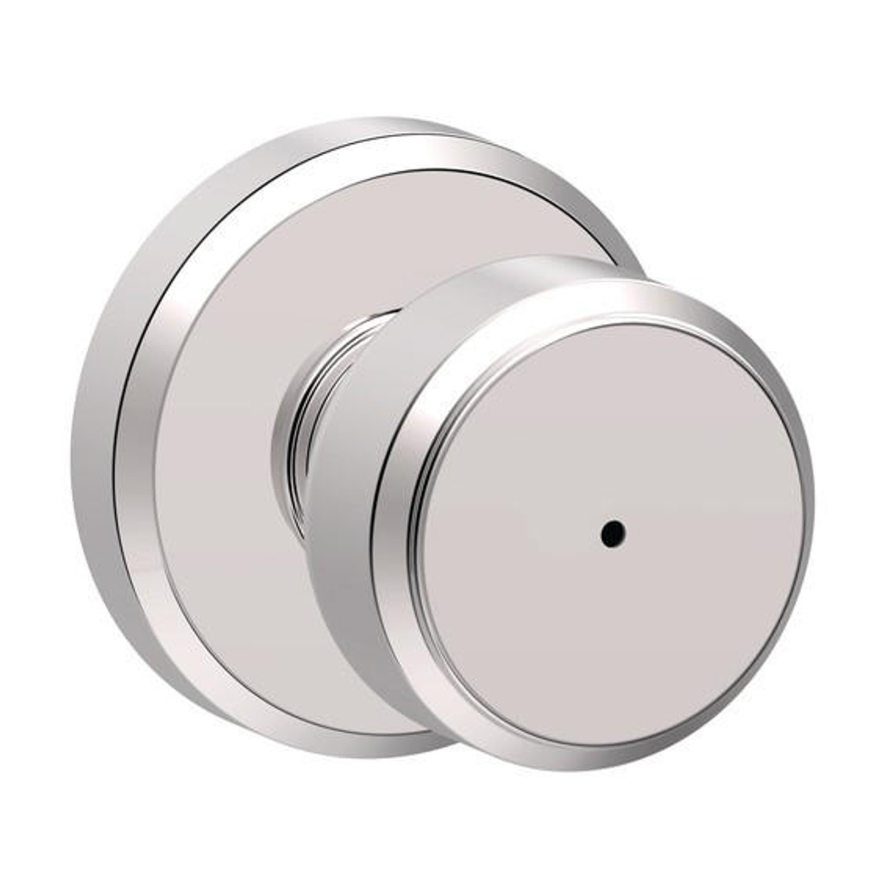 Schlage Lock Schlage F40 Series Privacy Knob Bowery Series with a Greyson Rosette 