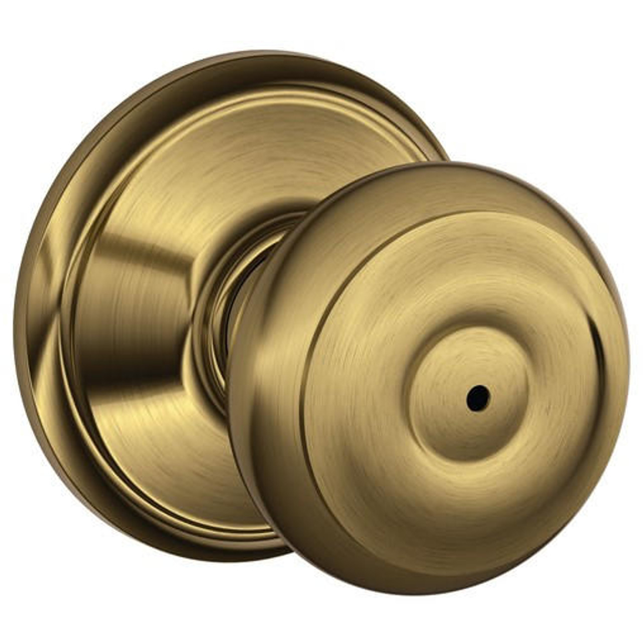 Schlage Lock Schlage F40 Series Privacy Knob Georgian Series with a Standard Rosette 