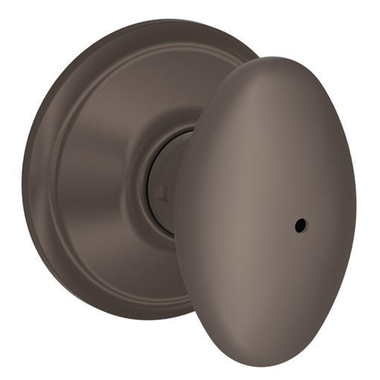 Schlage Lock Schlage F40 Series Privacy Knob Sienna Series with a Standard Rosette 