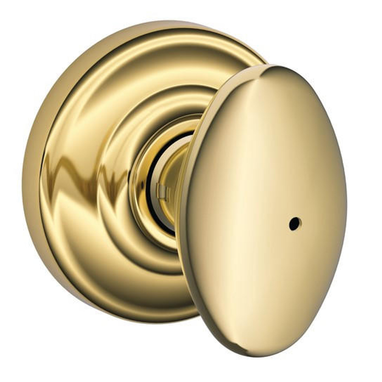 Schlage Lock Schlage F40 Series Privacy Knob Sienna Series with a Andover Rosette 