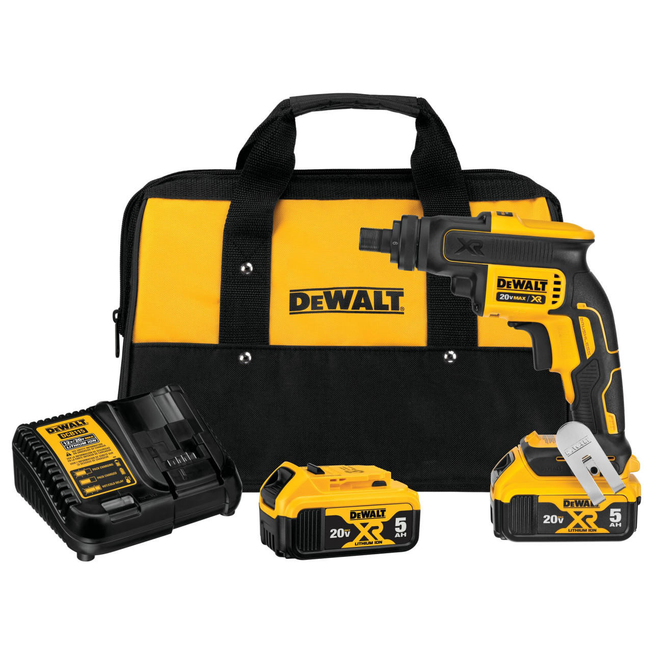 DEWALT 20V Max Xr Screw Gun Kit With Threaded Clutch Housing DCF624P2