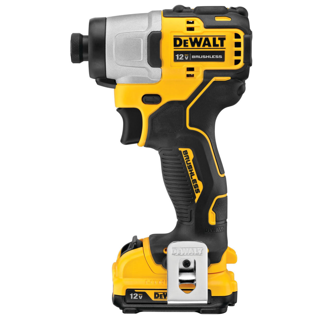 Dewalt DEWALT 12V MAX BRUSHLESS IMPACT DRIVER KIT DCF801F2 