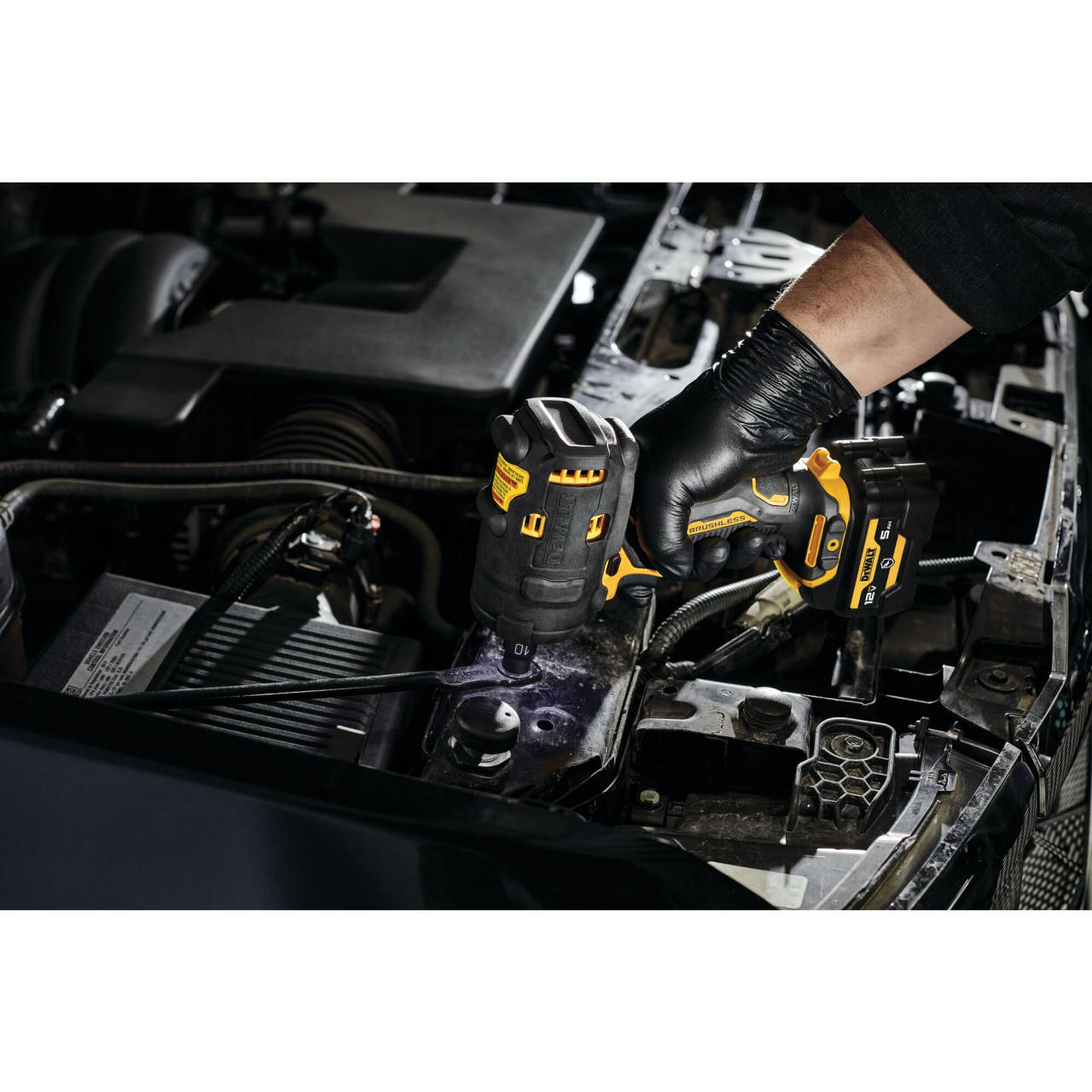 DEWALT Xtreme 12V Max Brushless 3/8 In. Cordless Impact Wrench Kit  DCF903GJ1G1