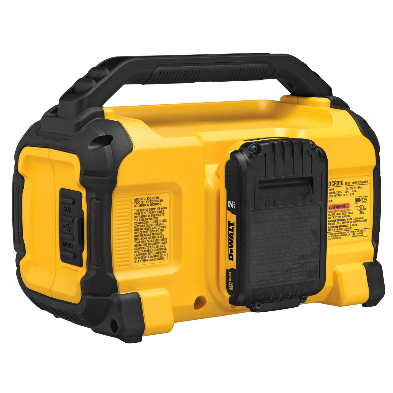 Dewalt DEWALT 12V/20V MAX WORKSITE BLUETOOTH SPEAKER DCR010 