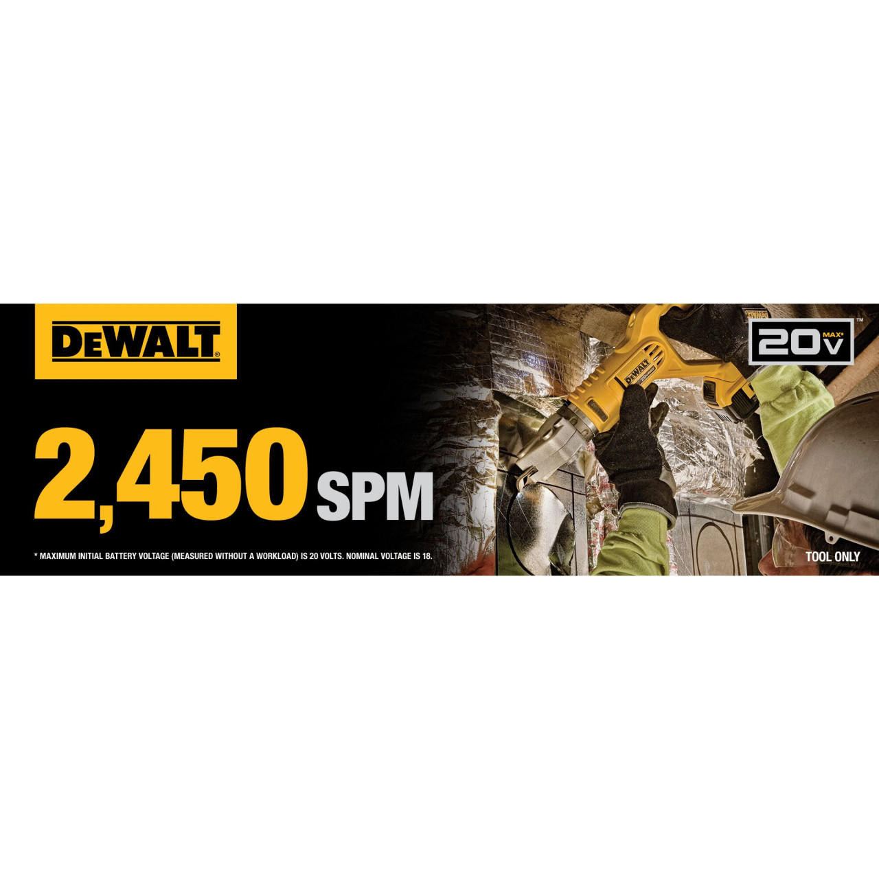 Dewalt DEWALT 20V MAX 14G SWIVEL HEAD SHEAR - BARE DCS494B 