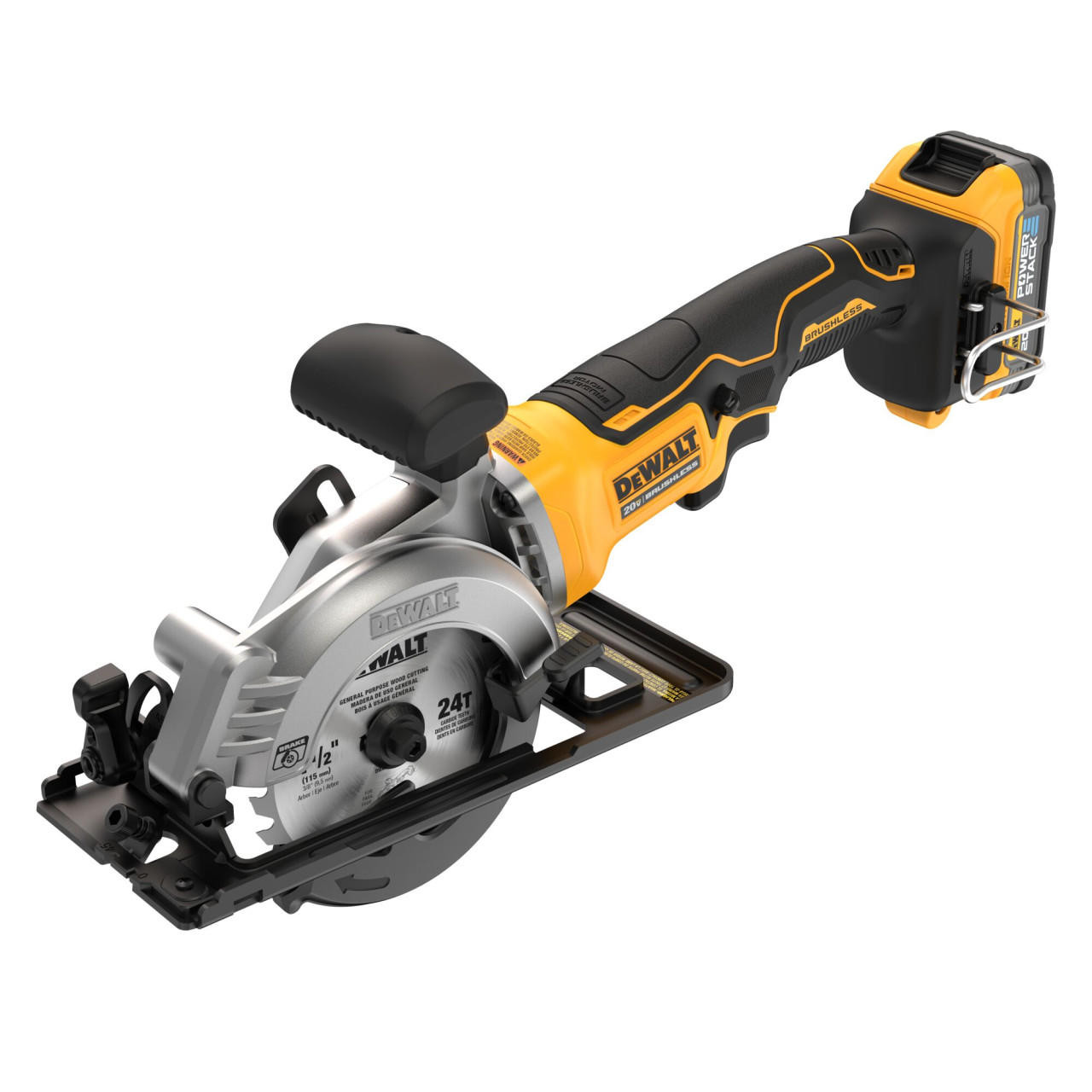 DEWALT 20V MAX 4 1/2 INCH CIRCULAR SAW KIT DCS571E1