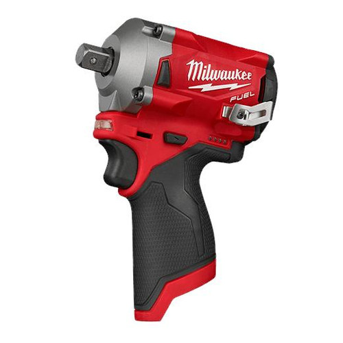  Milwaukee M12 FUEL 1/2” Stubby Impact Wrench w/ Pin Detent 2555P-20 