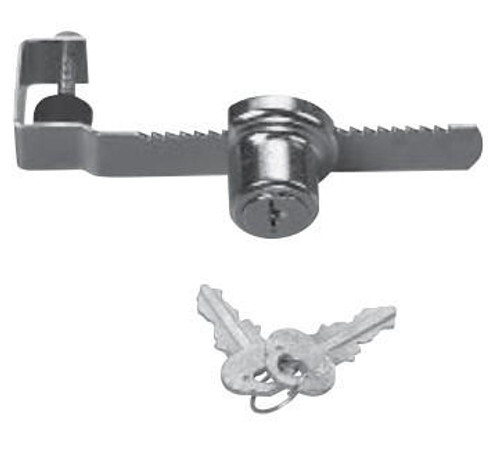  Knape & Vogt 962KA 440 CHR Adjustable Ratchet Lock for 3/4" Glass or Wood Doors 