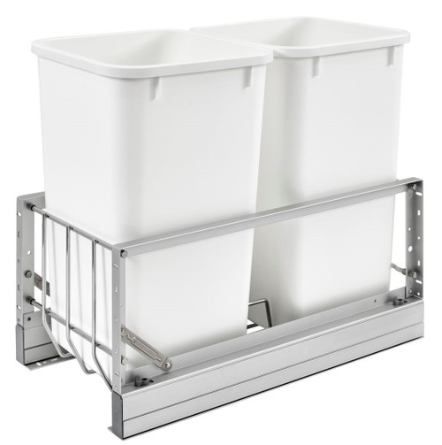 Rev-A-Shelf Double 35 Quart Pullout Waste Containers 5349-18DM