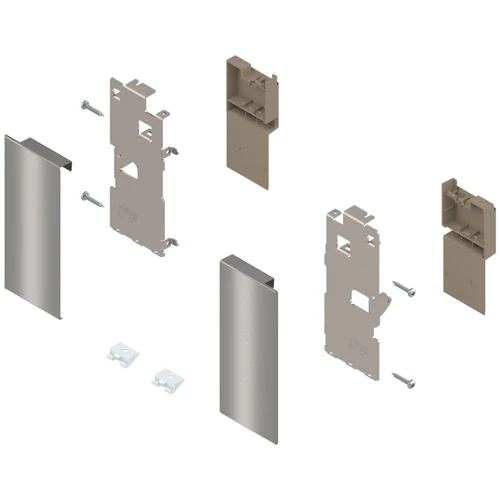 Blum ZI7.0KI0 LEGRABOX front fixing bracket, height K, for interior drawer, right+left, for LEGRABOX