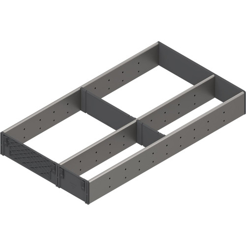  Blum ZSI.550FI3 ORGA-LINE utensil set (partially filled), for TANDEMBOX drawer, NL=550 mm, CW=400 mm, width=291 mm 