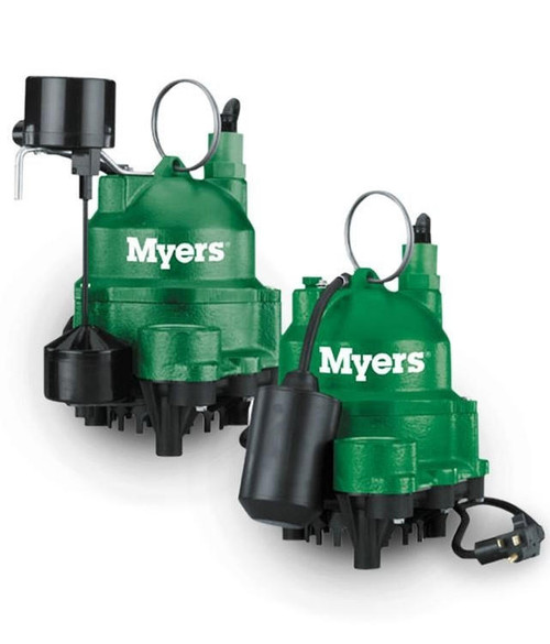  Myers MDC SERIES CAST IRON VOLUTE SUBMERSIBLE SUMP/LIGHT EFFLUENT  PUMPS 