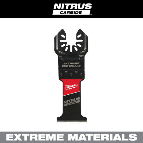  Milwaukee NITRUS CARBIDE Extreme Materials Universal Fit OPEN-LOK Multi-Tool Blade 1PK 49-25-1571 