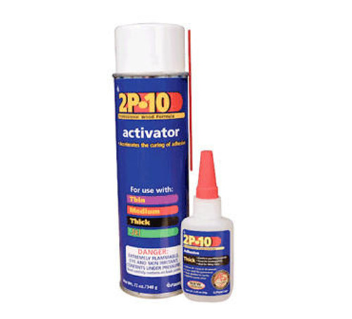  FastCap 2P-10 Solo Kit 2 oz. 2P-10 Thick Adhesive and 12 oz. Activator 