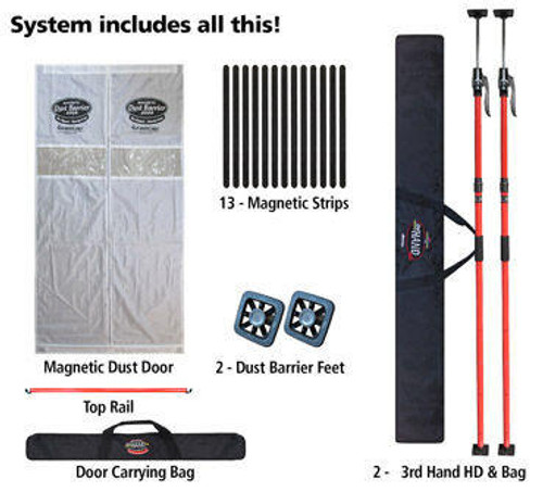  FastCap 48” Mag Dust Barrier Door System 3-H 48 MAG DOOR SYS 