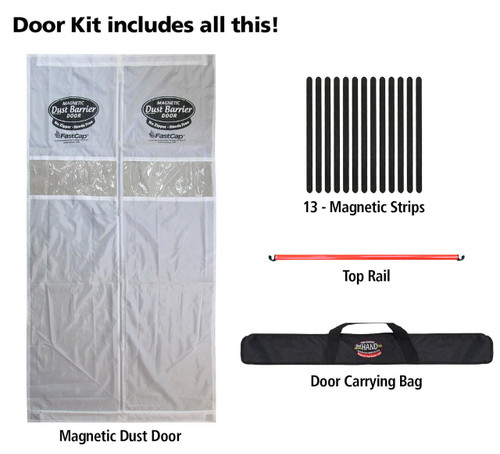  FastCap 48” Mag Dust Barrier Door Kit with magnets & bag 3-H 48 MAG DOOR 